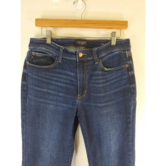 JUDY BLUE Elsy Whiskered Bootcut Jeans Sz 13/31 Stretch Casual Bohemian Western - Picture 5 of 9